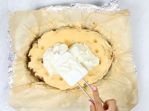 Low-Carb Carrot & Lemon Curd Poke Cake