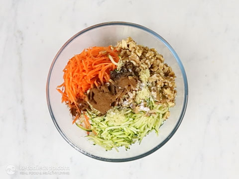 Low-Carb Carrot & Lemon Curd Poke Cake