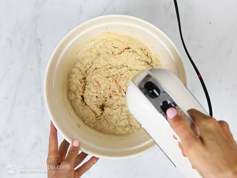 Low-Carb Carrot & Lemon Curd Poke Cake