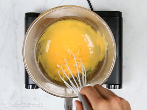 Low-Carb Carrot & Lemon Curd Poke Cake