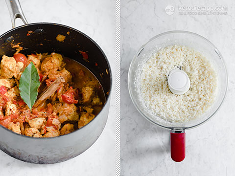 Low-Carb Chicken Biriyani