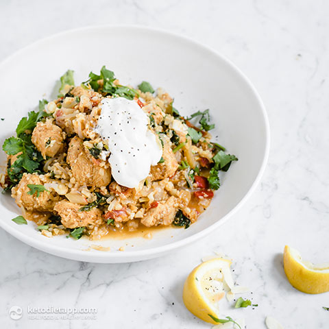 Low-Carb Chicken Biriyani