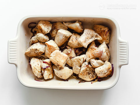 Low-Carb Chicken Blue Cheese Casserole