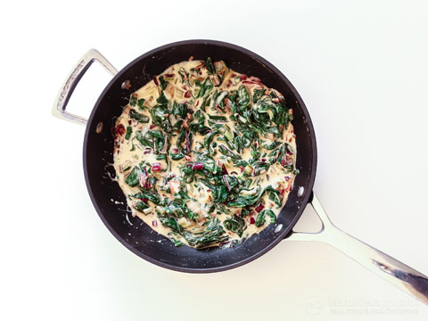 Creamy Eggs with Gruyere Cheese