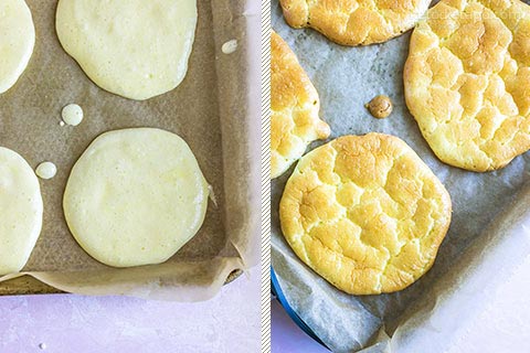 Low-Carb Oopsie Roll Italian Sandwich