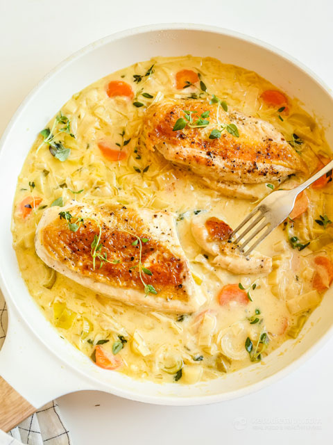 Low-Carb Breton Chicken