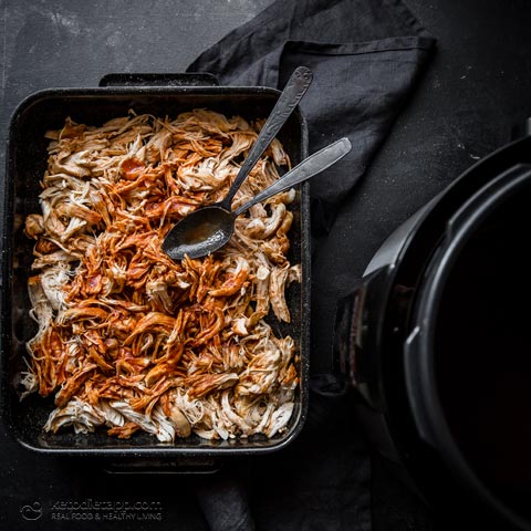 Low-Carb Sweet & Smoky Pulled Chicken