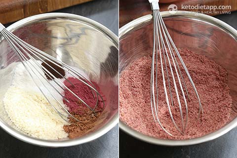 Low-Carb Red Velvet Mug Cake