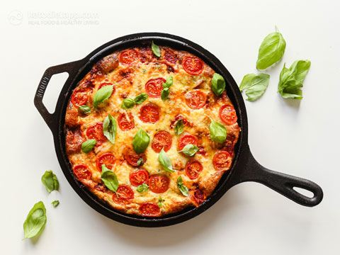 Sausage Pizza Frittata