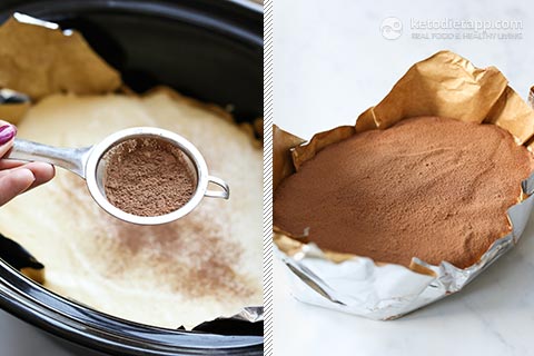 Low-Carb Tiramisu Poke Cake