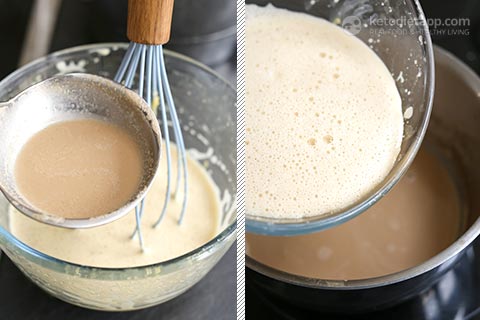 Low-Carb Tiramisu Poke Cake